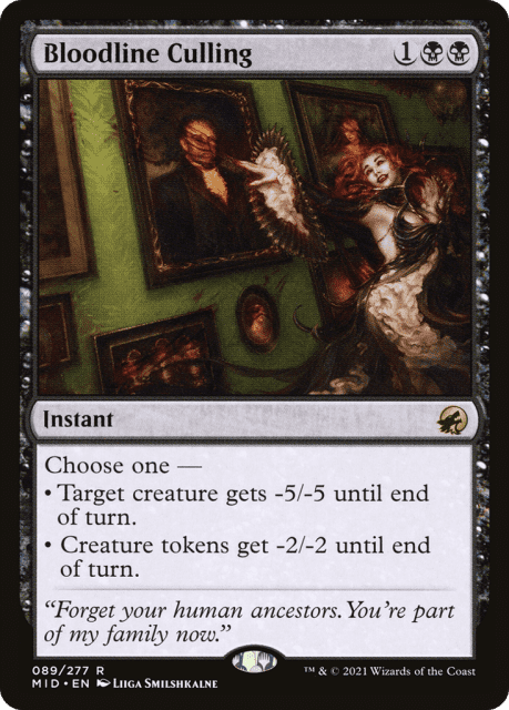 Bloodline Culling (89) — Innistrad: Midnight Hunt