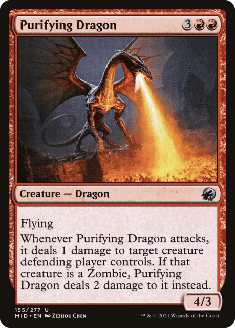 Purifying Dragon (155) — Innistrad: Midnight Hunt