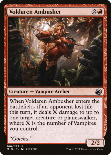 Voldaren Ambusher (166) — Innistrad: Midnight Hunt