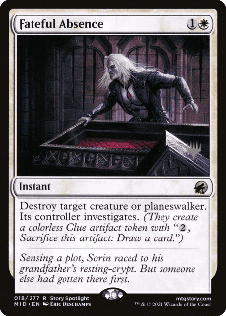Fateful Absence (18) — Innistrad: Midnight Hunt Promos