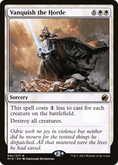 Vanquish the Horde (41) — Innistrad: Midnight Hunt Promos