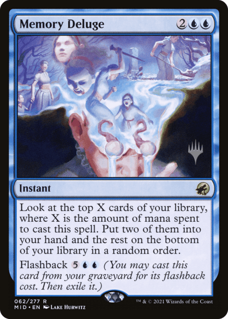Memory Deluge (62) — Innistrad: Midnight Hunt Promos