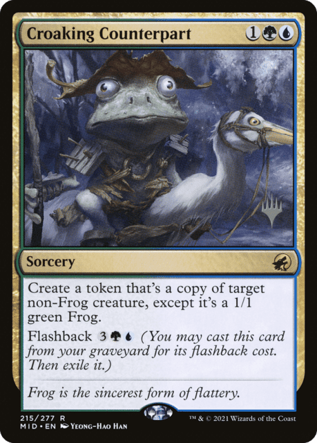 Croaking Counterpart (215) — Innistrad: Midnight Hunt Promos