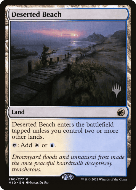 Deserted Beach (260) — Innistrad: Midnight Hunt Promos