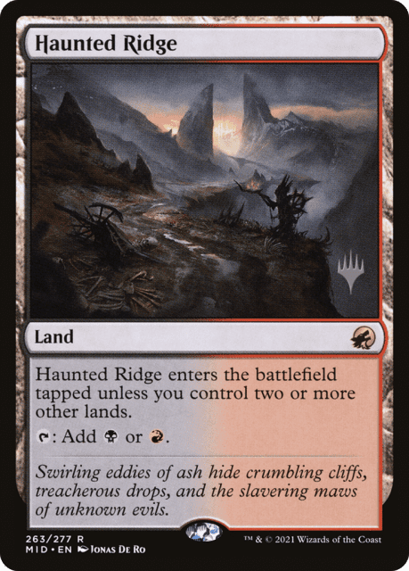 Haunted Ridge (263) — Innistrad: Midnight Hunt Promos