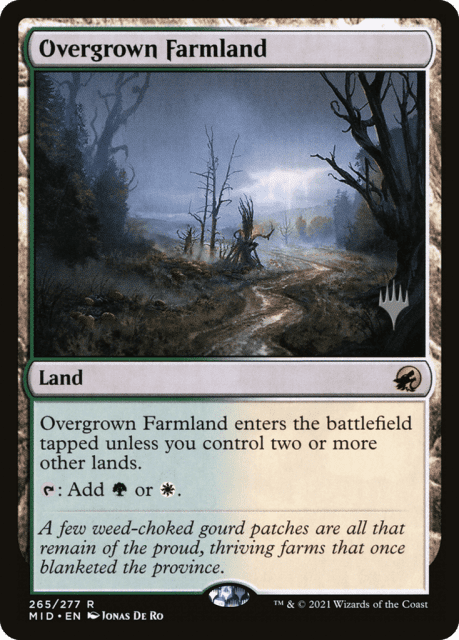 Overgrown Farmland (265) — Innistrad: Midnight Hunt Promos