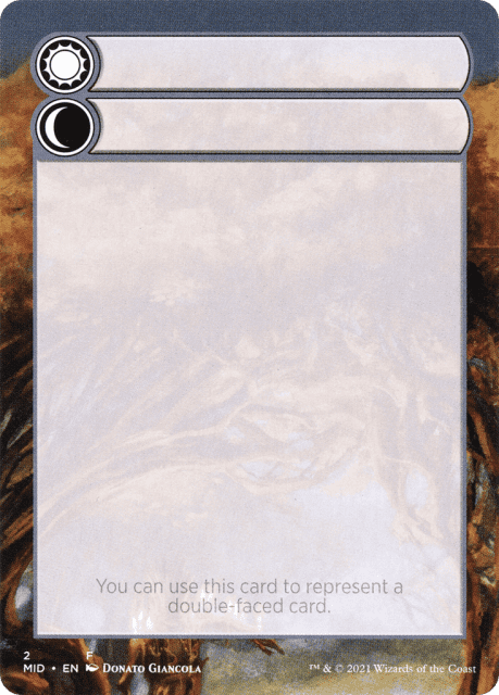 Double-Faced Substitute Card (2) — Innistrad: Midnight Hunt Substitute Cards