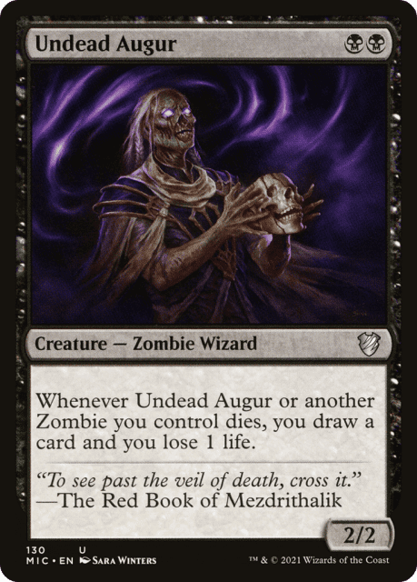 Undead Augur (130) — Midnight Hunt Commander