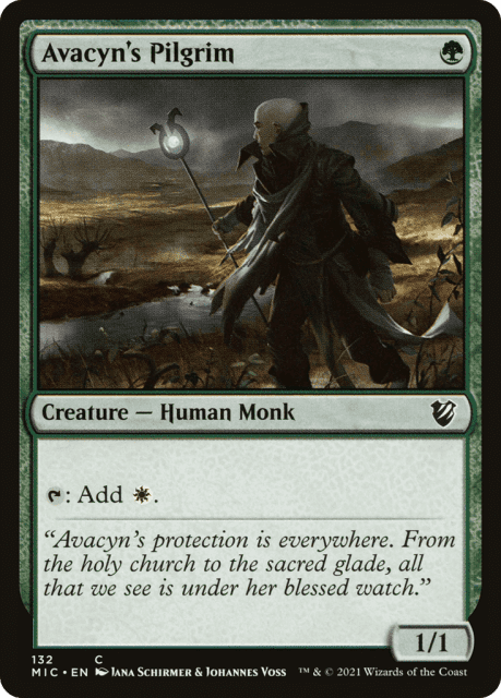 Avacyn's Pilgrim (132) — Midnight Hunt Commander