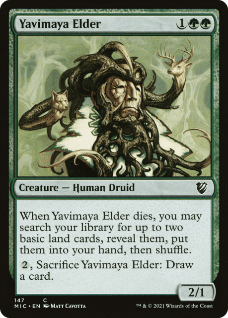 Yavimaya Elder (147) — Midnight Hunt Commander
