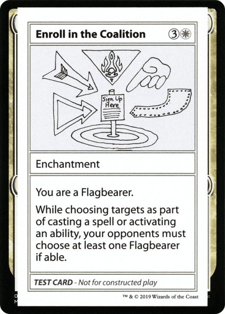Enroll in the Coalition (4) — Mystery Booster Playtest Cards 2021