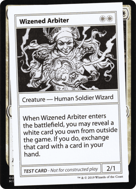 Wizened Arbiter (14) — Mystery Booster Playtest Cards 2021