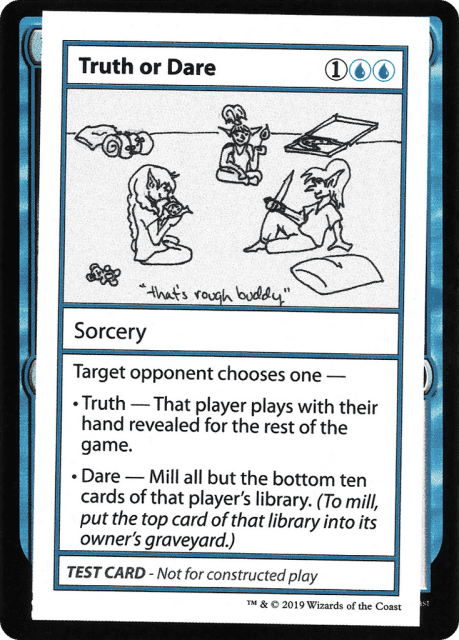 Truth or Dare (32) — Mystery Booster Playtest Cards 2021