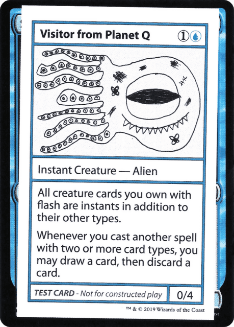 Visitor from Planet Q (33) — Mystery Booster Playtest Cards 2021