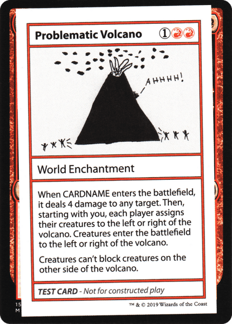 Problematic Volcano (60) — Mystery Booster Playtest Cards 2021