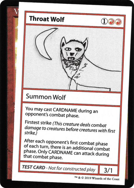 Throat Wolf (65) — Mystery Booster Playtest Cards 2021