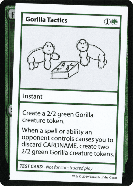 Gorilla Tactics (76) — Mystery Booster Playtest Cards 2021