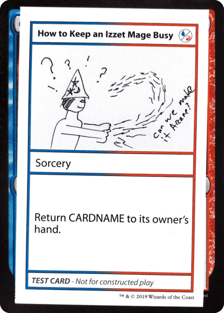 How to Keep an Izzet Mage Busy (93) — Mystery Booster Playtest Cards 2021