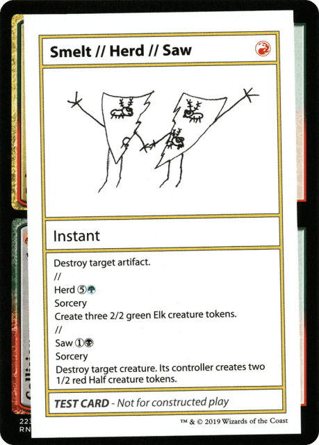 Smelt // Herd // Saw (100) — Mystery Booster Playtest Cards 2021