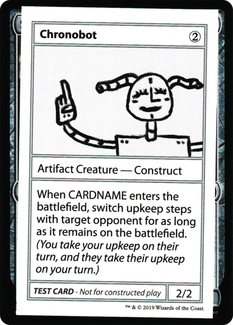 Chronobot (105) — Mystery Booster Playtest Cards 2021