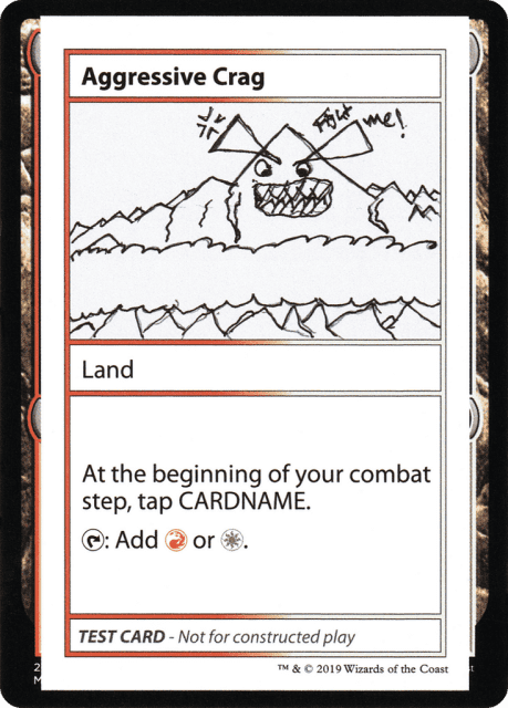 Aggressive Crag (112) — Mystery Booster Playtest Cards 2021