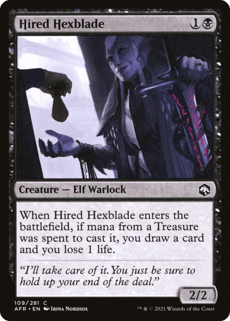 Hired Hexblade (109) — Adventures in the Forgotten Realms