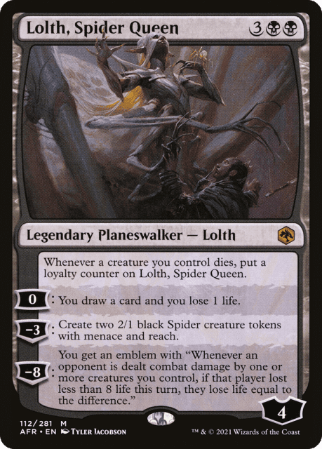 Lolth, Spider Queen (112) — Adventures in the Forgotten Realms