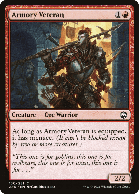 Armory Veteran (130) — Adventures in the Forgotten Realms