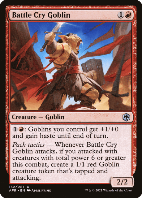 Battle Cry Goblin (132) — Adventures in the Forgotten Realms