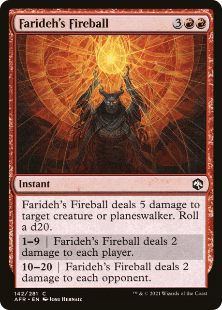Farideh's Fireball (142) — Adventures in the Forgotten Realms