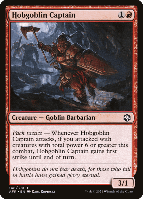 Hobgoblin Captain (148) — Adventures in the Forgotten Realms