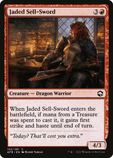 Jaded Sell-Sword (152) — Adventures in the Forgotten Realms