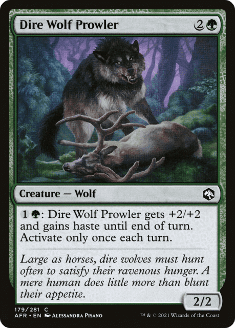 Dire Wolf Prowler (179) — Adventures in the Forgotten Realms
