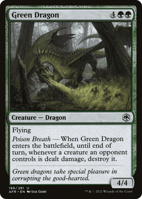 Green Dragon (186) — Adventures in the Forgotten Realms
