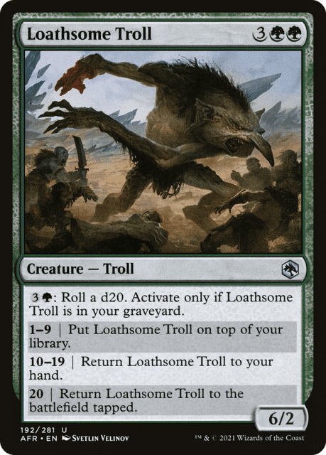 Loathsome Troll (192) — Adventures in the Forgotten Realms