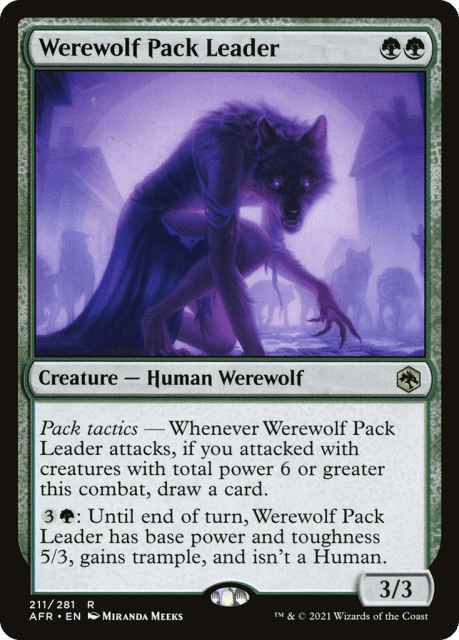 Werewolf Pack Leader (211) — Adventures in the Forgotten Realms