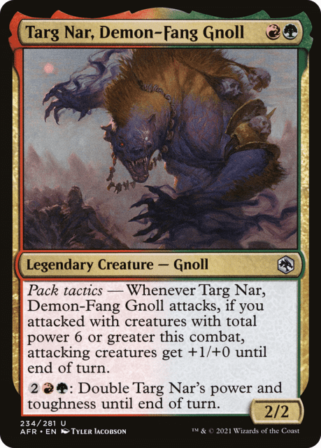 Targ Nar, Demon-Fang Gnoll (234) — Adventures in the Forgotten Realms