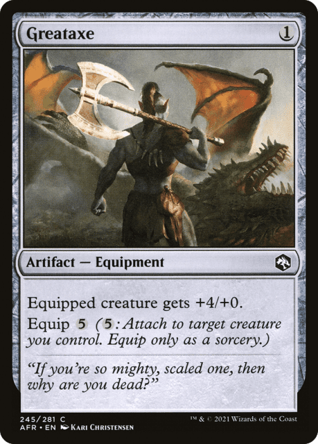 Greataxe (245) — Adventures in the Forgotten Realms