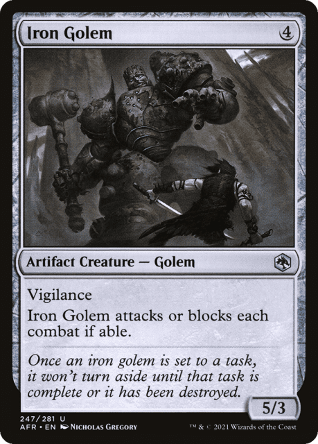 Iron Golem (247) — Adventures in the Forgotten Realms