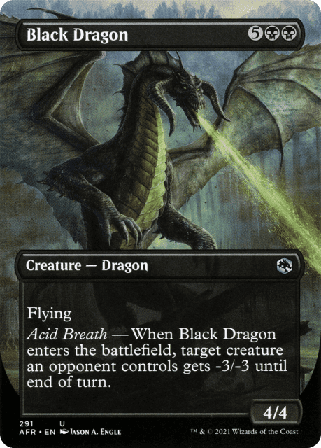 Black Dragon (291) — Adventures in the Forgotten Realms