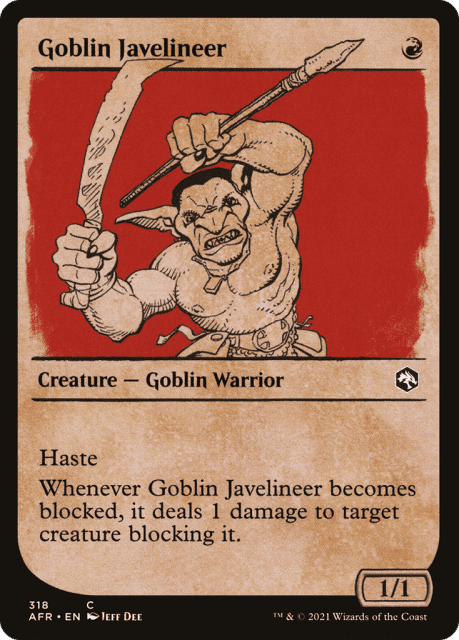 Goblin Javelineer (318) — Adventures in the Forgotten Realms