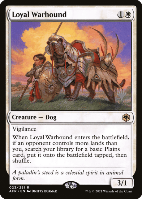 Loyal Warhound (23) — Adventures in the Forgotten Realms Promos