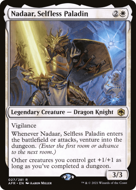 Nadaar, Selfless Paladin (27) — Adventures in the Forgotten Realms Promos
