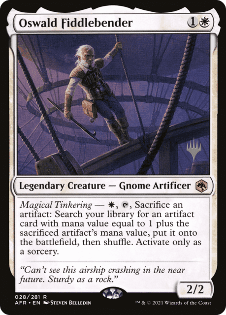 Oswald Fiddlebender (28) — Adventures in the Forgotten Realms Promos
