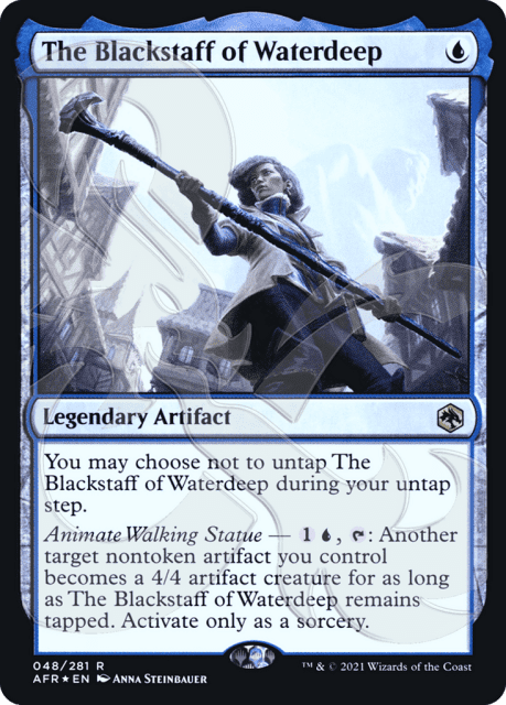 The Blackstaff of Waterdeep (48a) — Adventures in the Forgotten Realms Promos