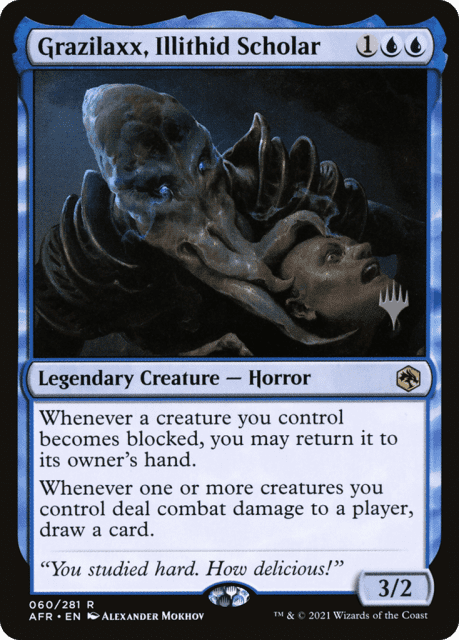 Grazilaxx, Illithid Scholar (60) — Adventures in the Forgotten Realms Promos
