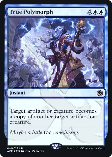 True Polymorph (80a) — Adventures in the Forgotten Realms Promos