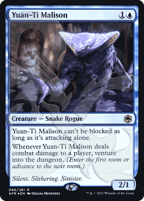 Yuan-Ti Malison (86a) — Adventures in the Forgotten Realms Promos