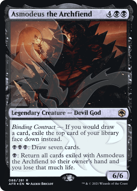 Asmodeus the Archfiend (88a) — Adventures in the Forgotten Realms Promos