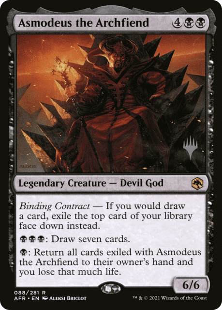 Asmodeus the Archfiend (88) — Adventures in the Forgotten Realms Promos